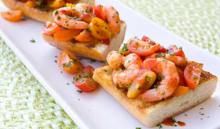 Shrimp Bruschetta