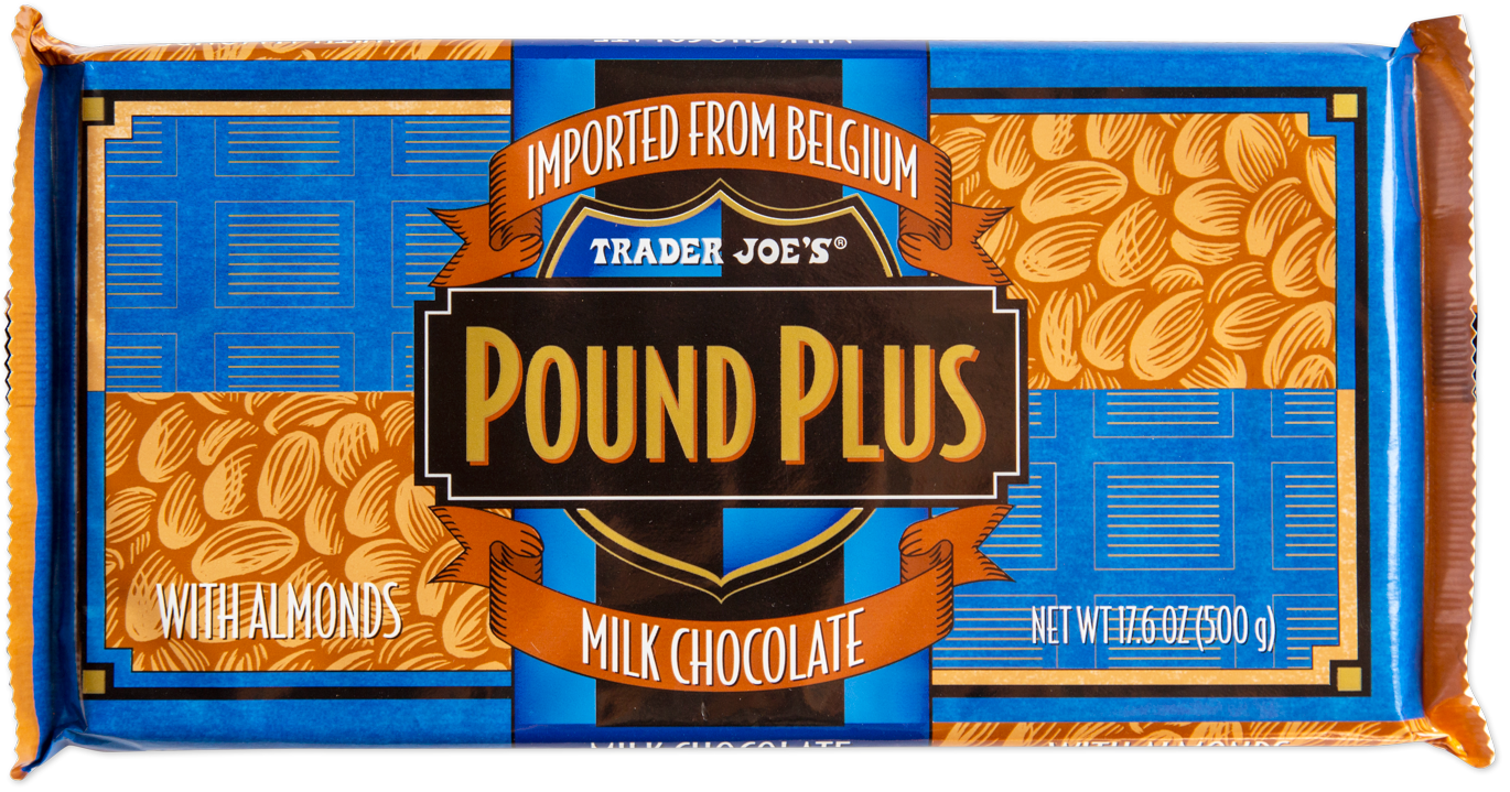 Pound Plus Milk Chocolate Bar with Almonds