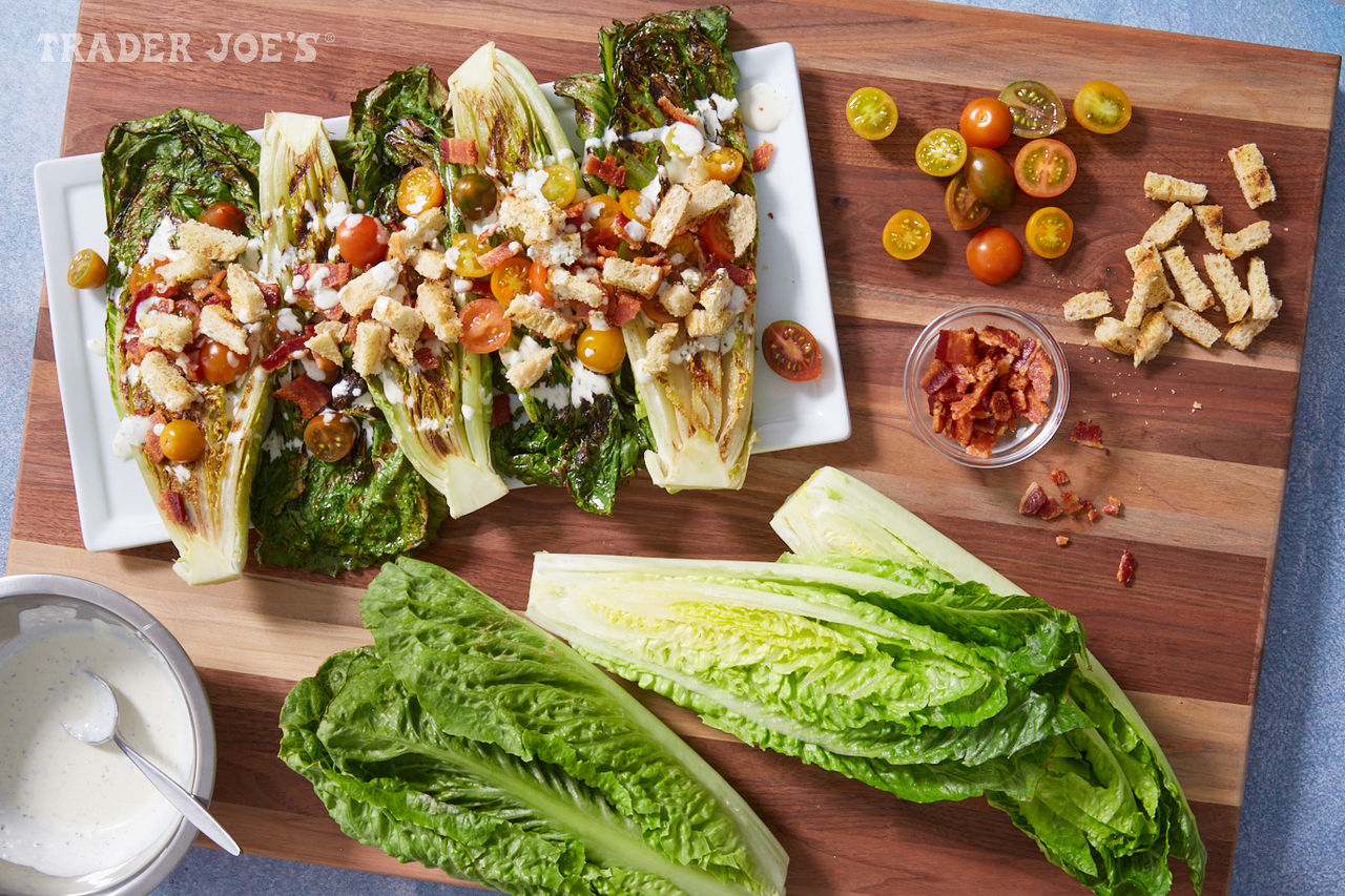 Caesar lettuce cups