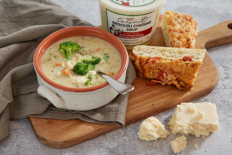 Unexpected Cheddar Broccoli Soup