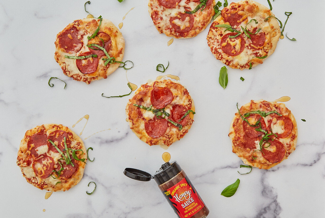 Hot Honey & Basil Pepperoni Pizza Dip