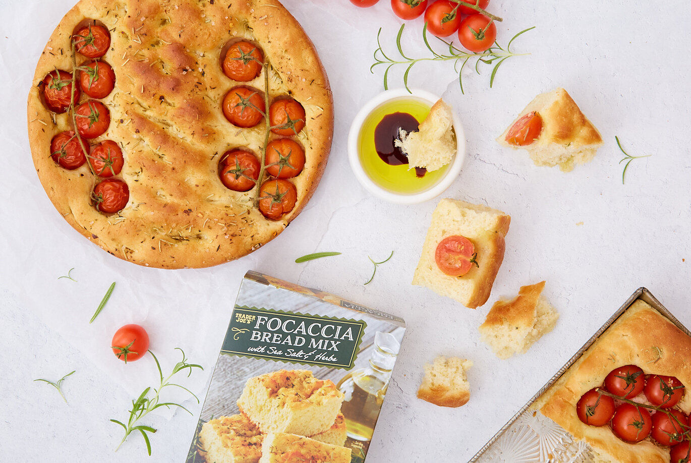 Focaccia Bread With Everything Bagel Seasoning From Trader Joe's - Sip Bite  Go