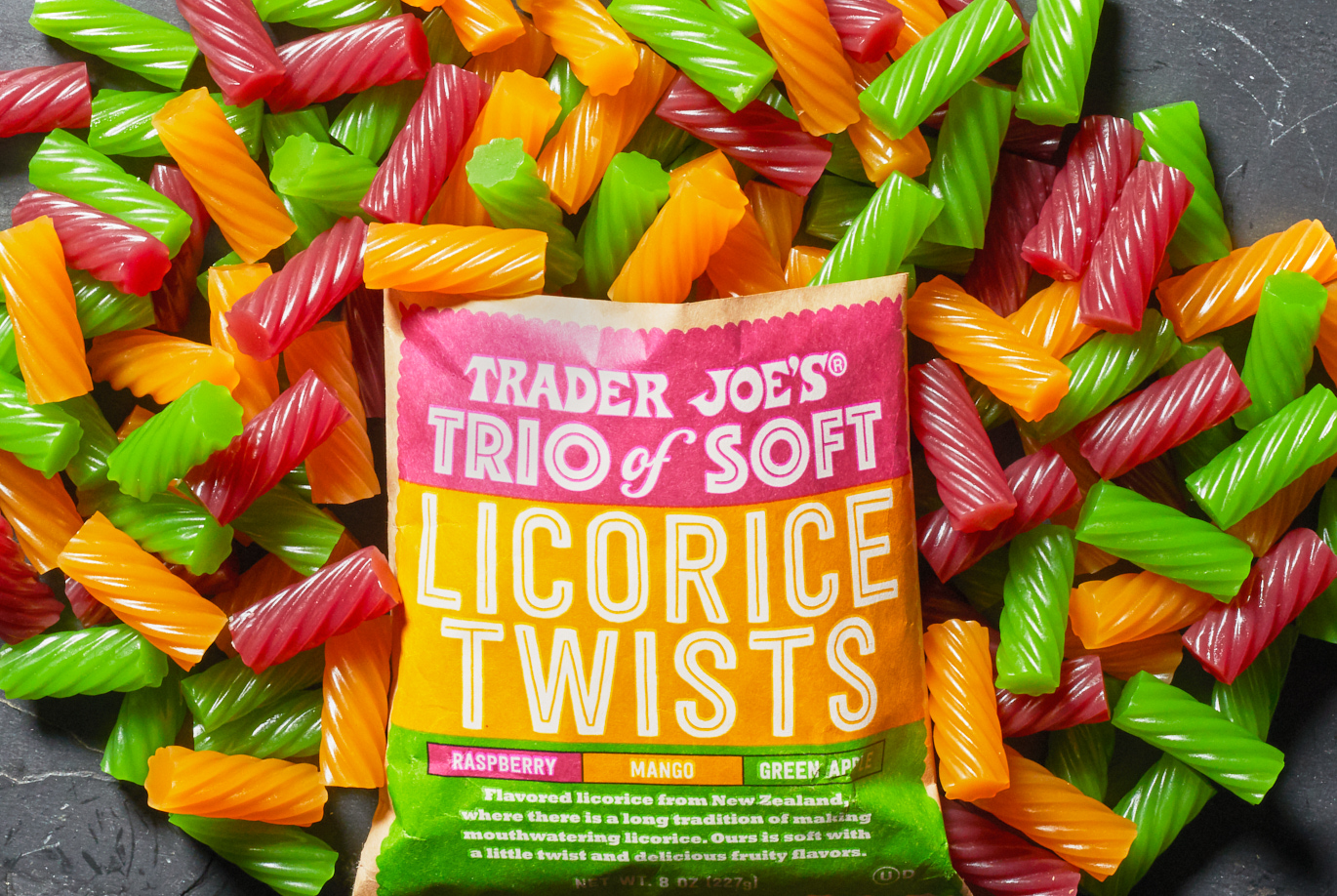 Trio of Soft Licorice Twists