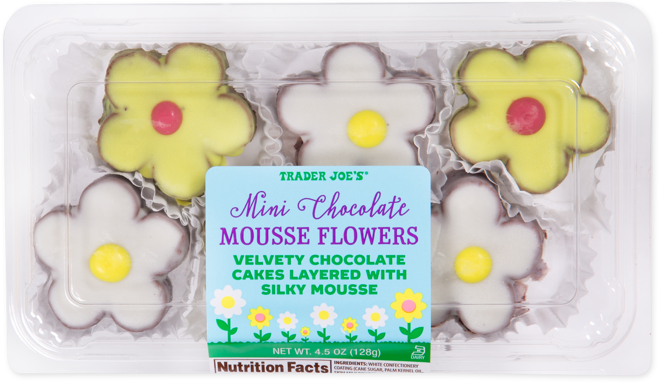 Mini Chocolate Mousse Flowers