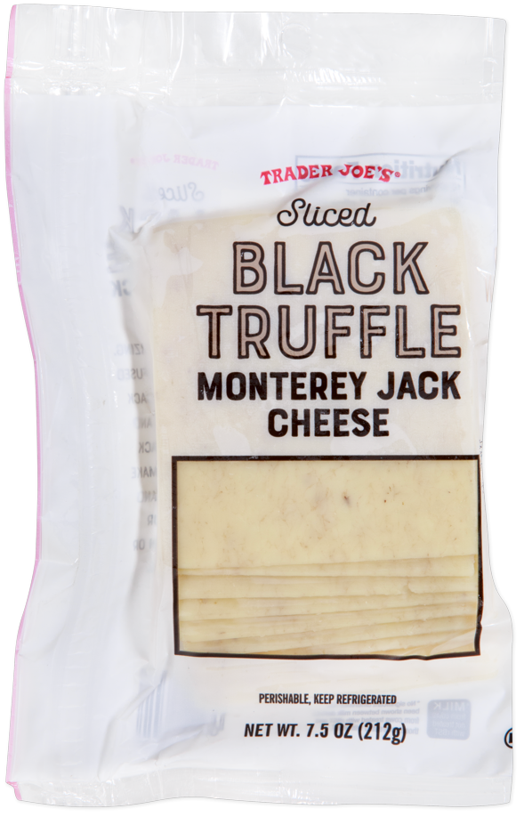 Trader Joe's Sliced Black Truffle Monterey Jack Cheese