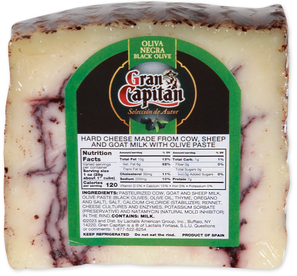 Gran Capitan Hard Cheese with Olive Paste