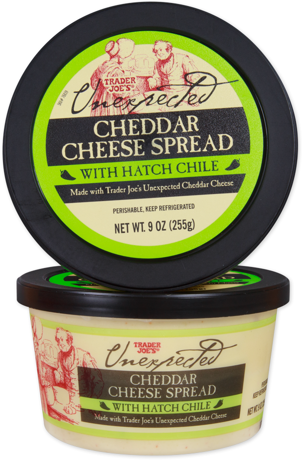 Trader Joe's Unexpected Cheddar Cheese Spread with Hatch Chile