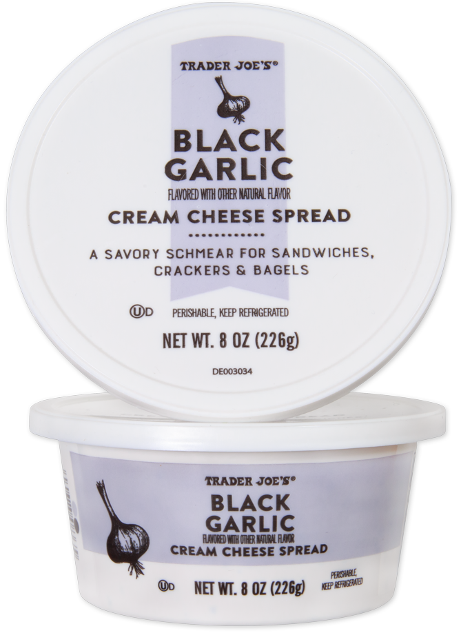 Black Garlic Cream Cheese Spread