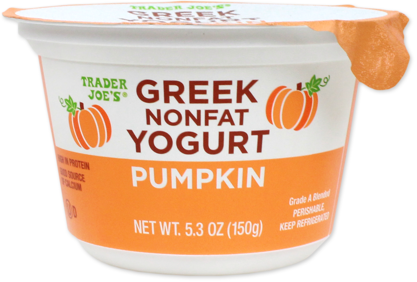 Pumpkin Greek Nonfat Yogurt