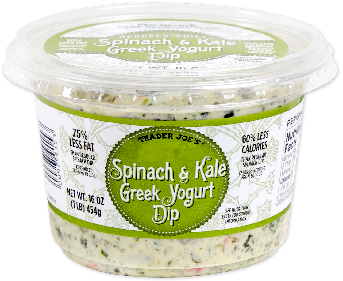 Trader Joe's Reduced Guilt Spinach & Kale Greek Yogurt Dip