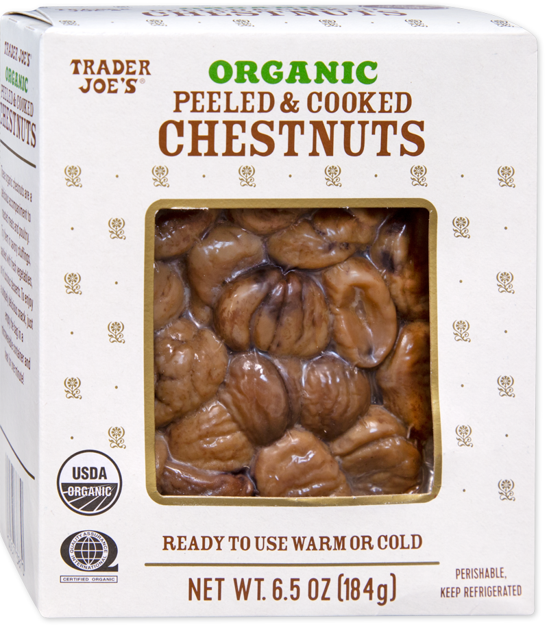 Organic Peeled & Cooked Chestnuts