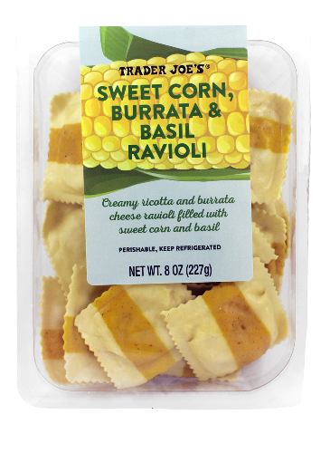 Sweet Corn Burrata Ravioli