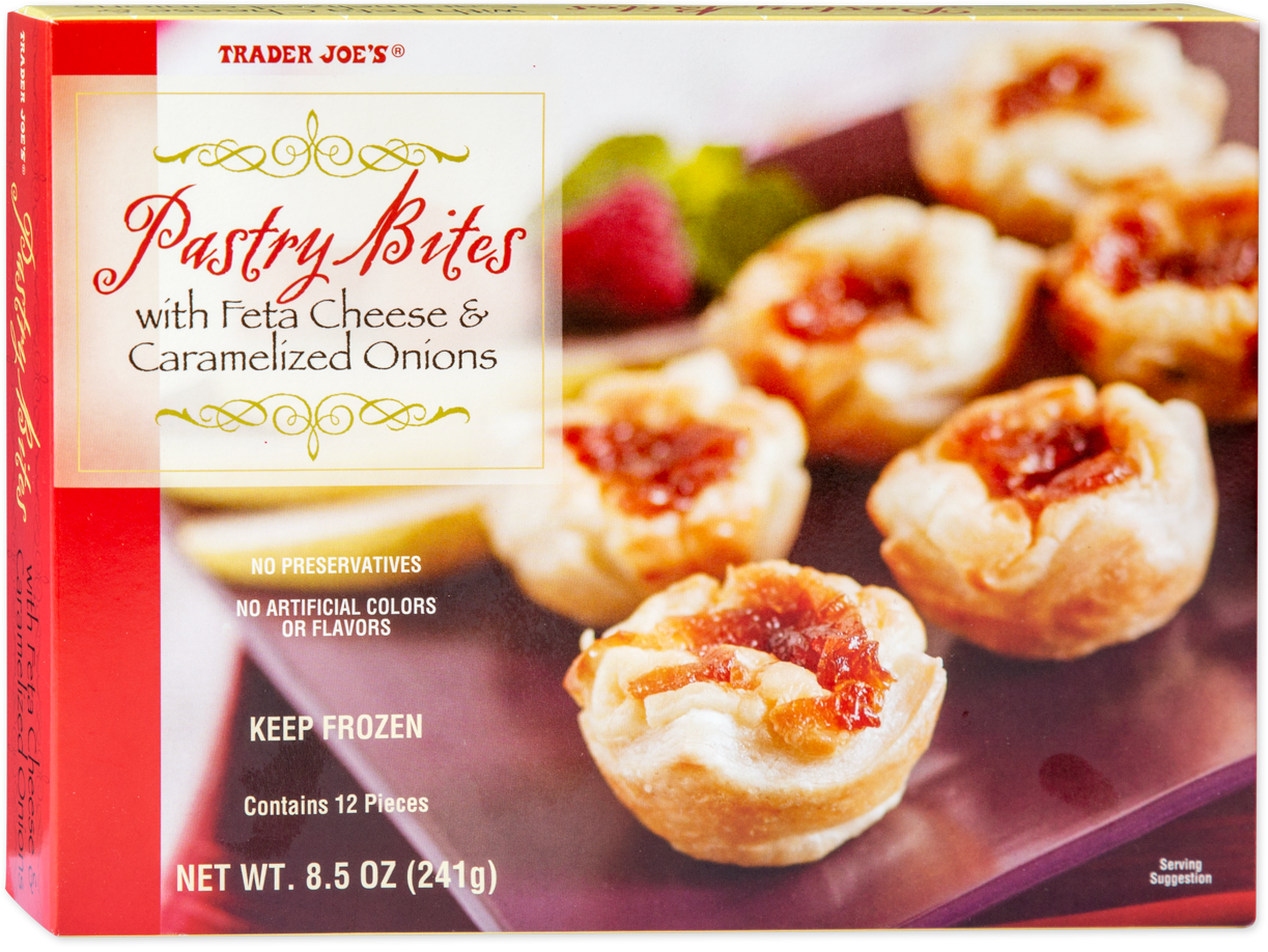 Trader Joe's Pastry Bites Feta Cheese & Caramelized Onions