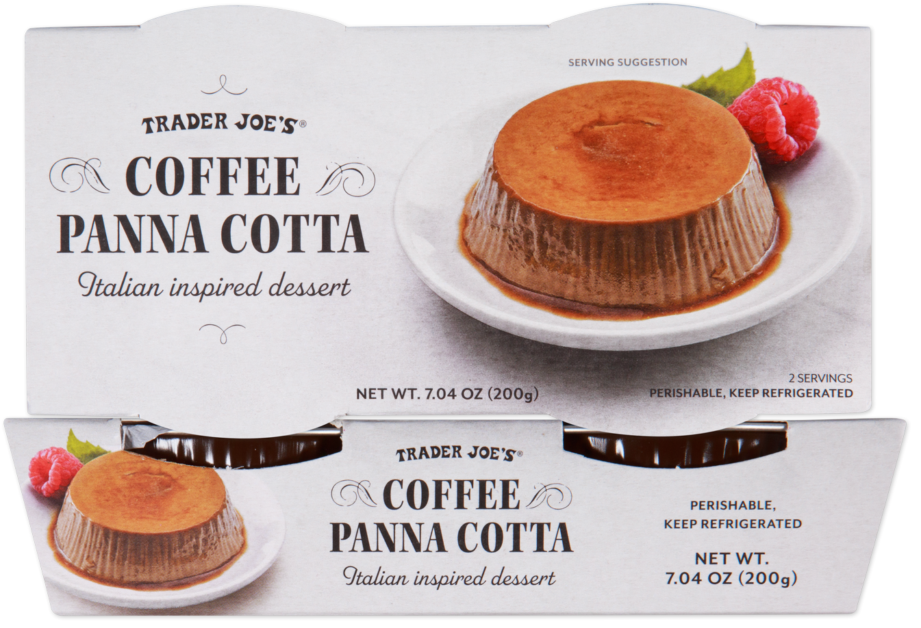 Trader Joe's Coffee Panna Cotta