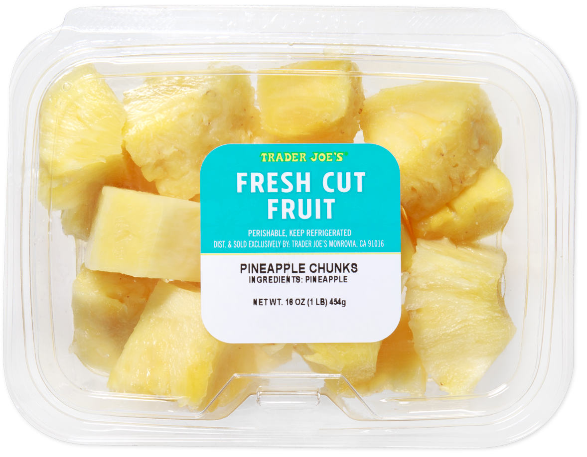 Fresh Cut Pineapple Chunks