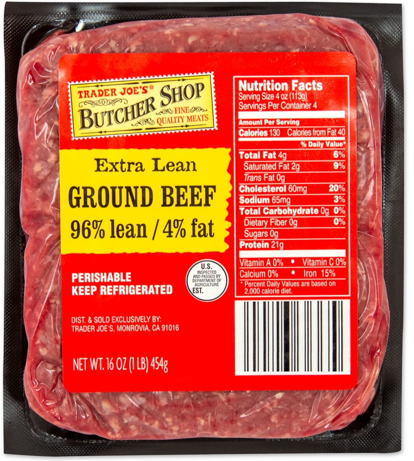 Extra Lean Ground Beef 96% Lean / 4% Fat