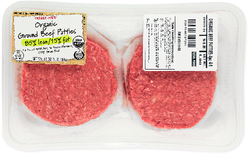 Grass-fed Beef Plain 4 oz Patties