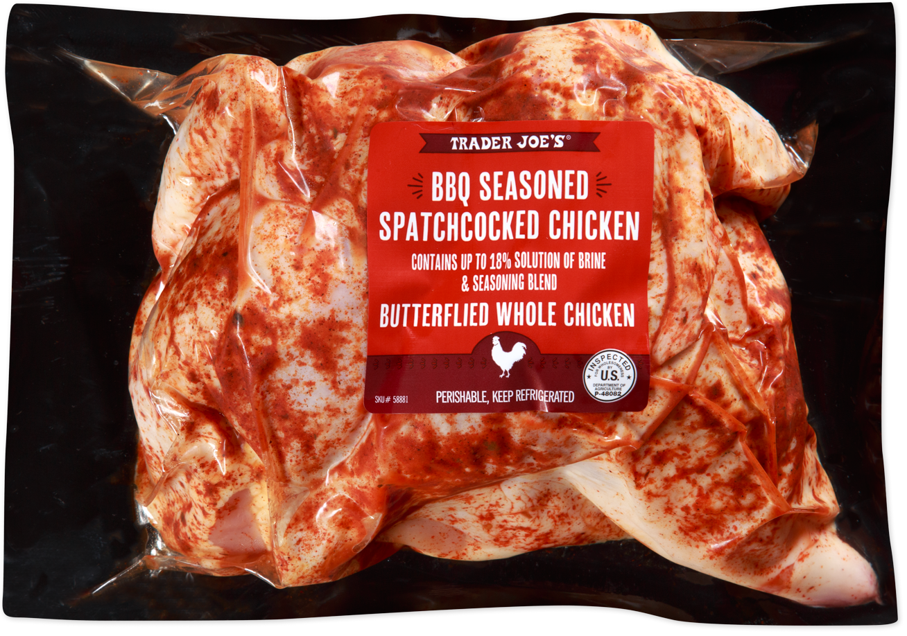 Trader Joe's BBQ Seasoned Spatchcocked Chicken