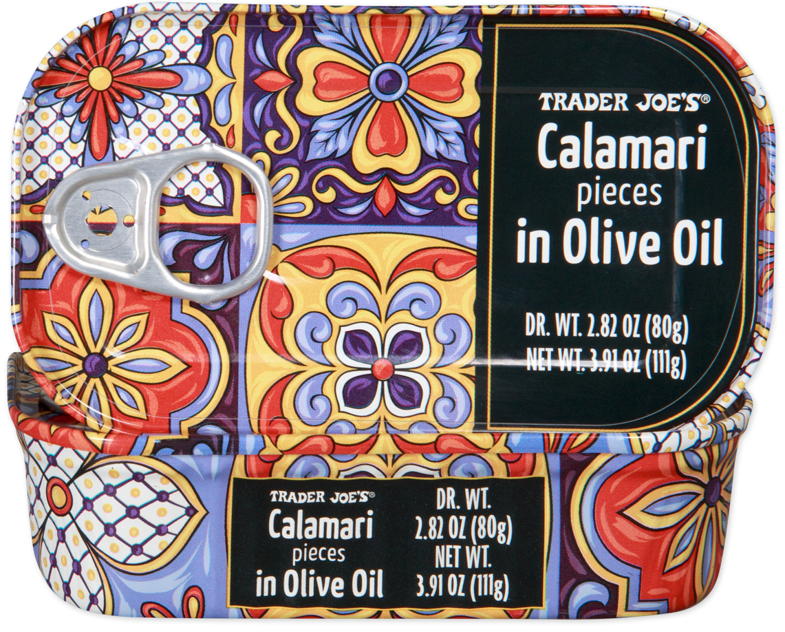 Trader Joe's Calamari Pieces in Olive Oil