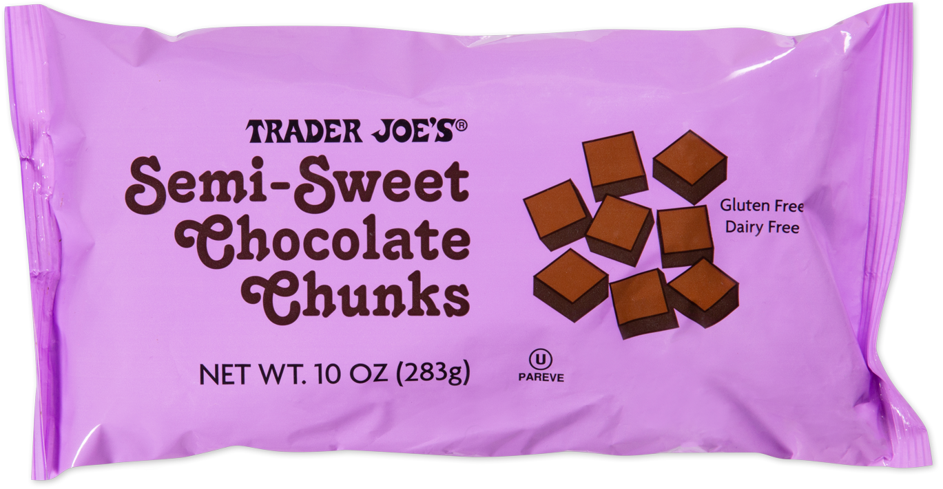 Saco Chocolate Chunks, Real Semi-Sweet, Baking Chips, Nuts & Bars