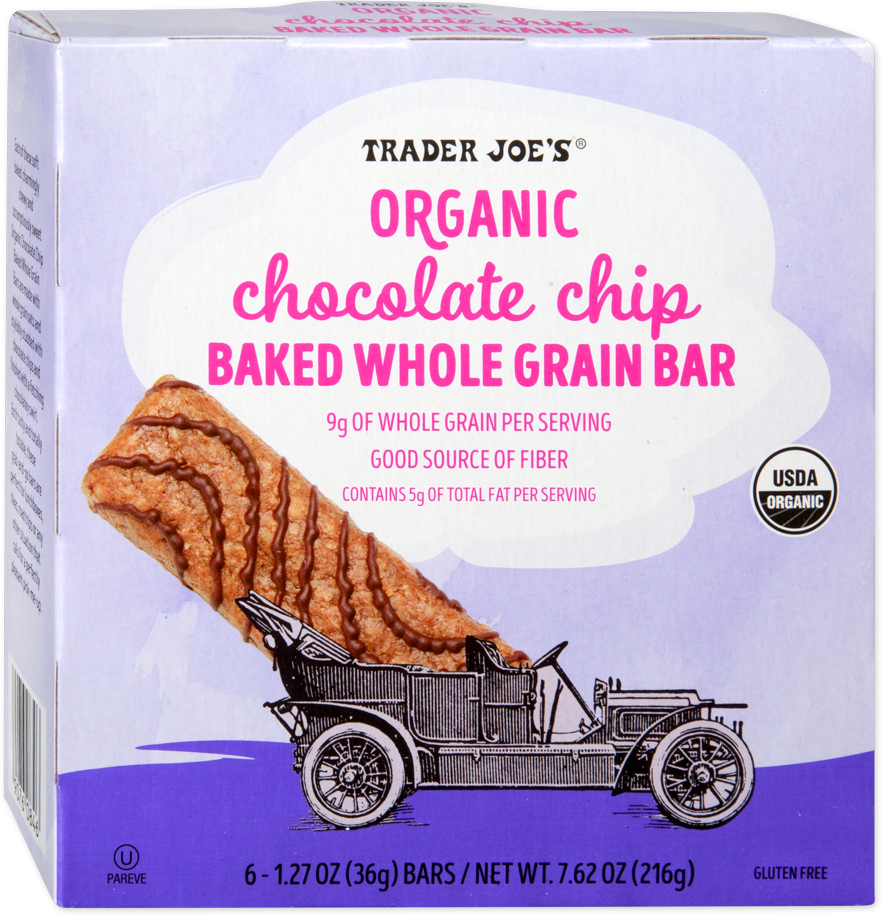 Trader Joe's Organic Chocolate Chip Baked Whole Grain Bar