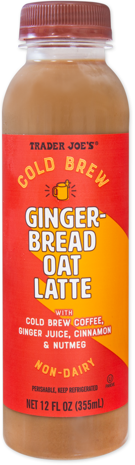 Cold Brew Gingerbread Oat Latte