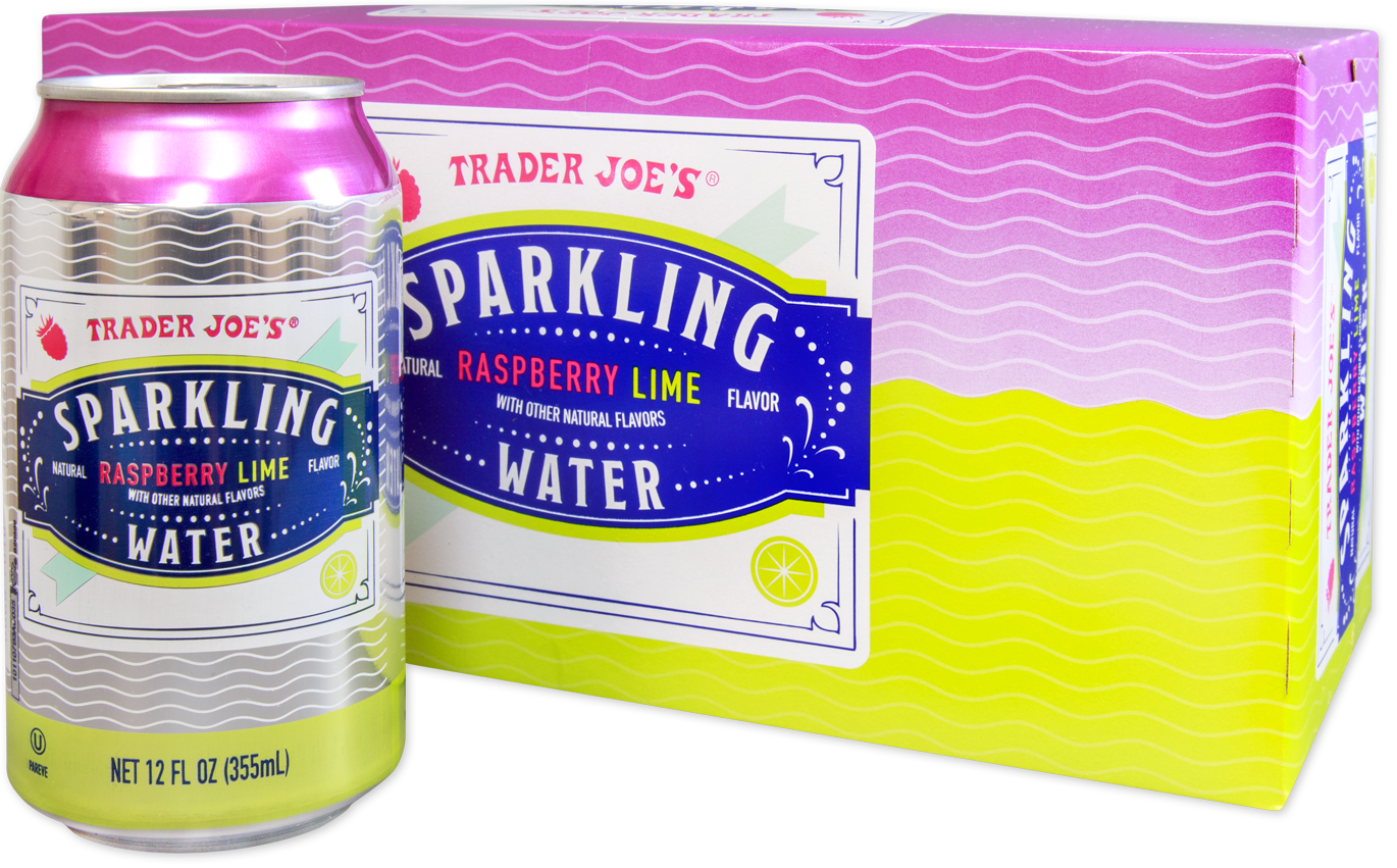 Raspberry Lime Sparkling Water