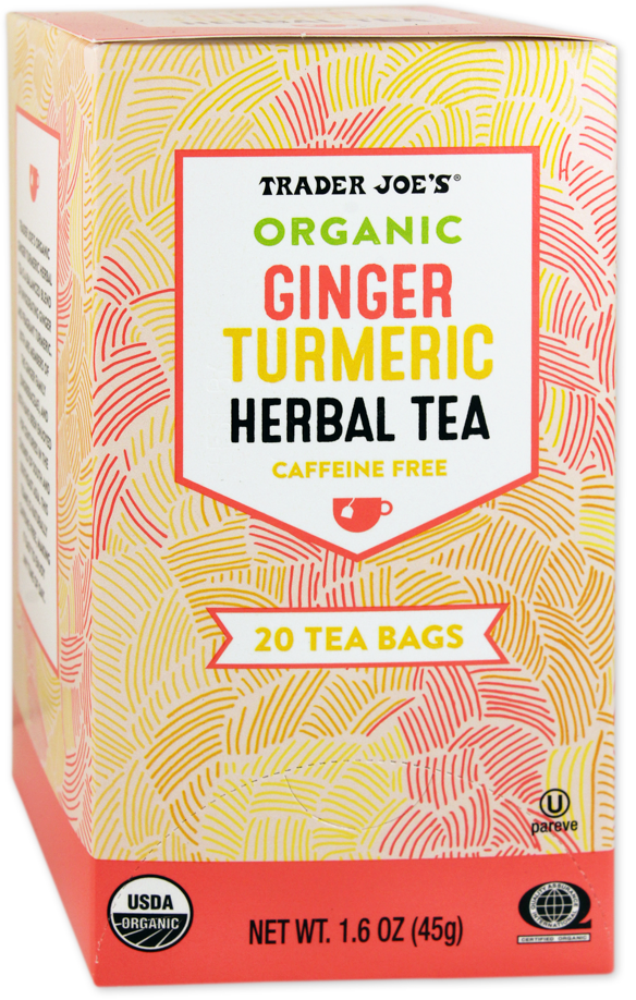 Tulsi Tea Turmeric Ginger CaffeineFree 18 Infusion Bags 12 oz 342 g