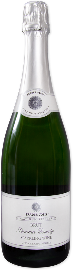 Trader Joe's Platinum Reserve Brut Sparkling Wine Sonoma County