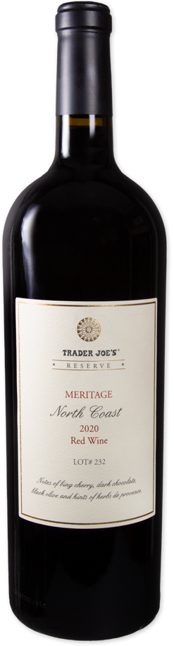 Trader Joe's Reserve Meritage North Coast 2020 Lot #232