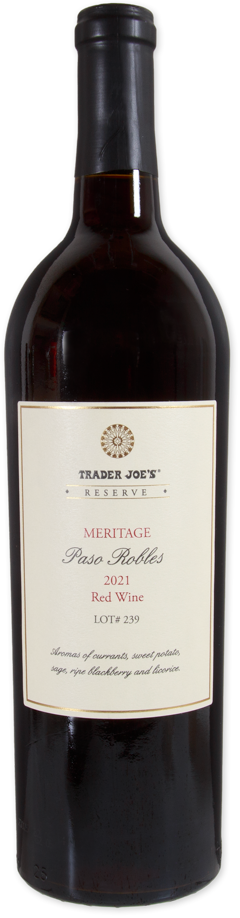 Trader Joe's Reserve Meritage Paso Robles 2021