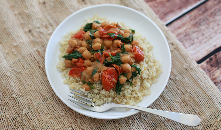 Green sales curry chickpeas