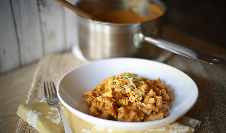 Trader joe harvest creamy sauce pasta autumnal joes exploring