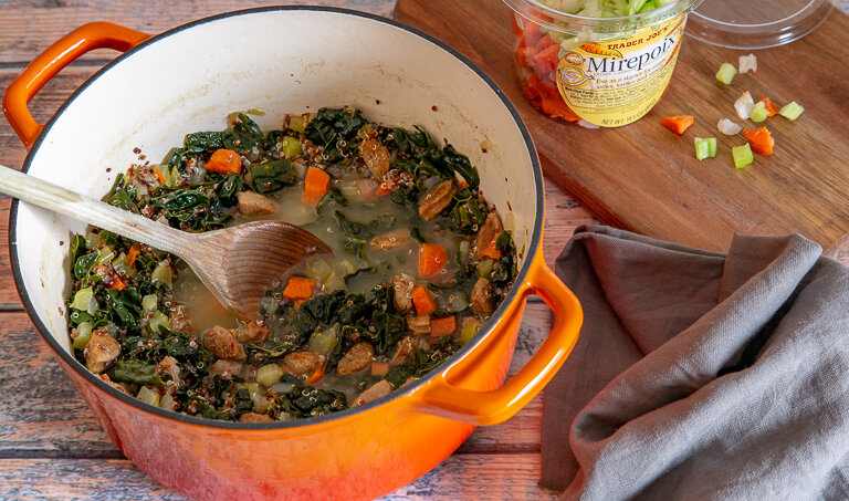 Spicy Sausage And Kale Soup